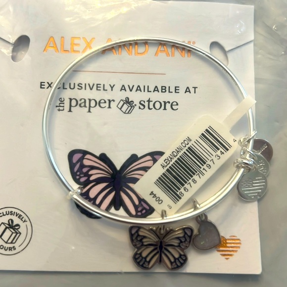 Alex and Ani Butterfly 🦋 Duo Bracelet - Picture 1 of 2